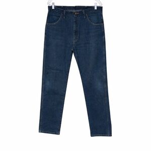 Vintage Rustler Men’s Dark Wash Straight Leg Jeans 36x32 100% Cotton